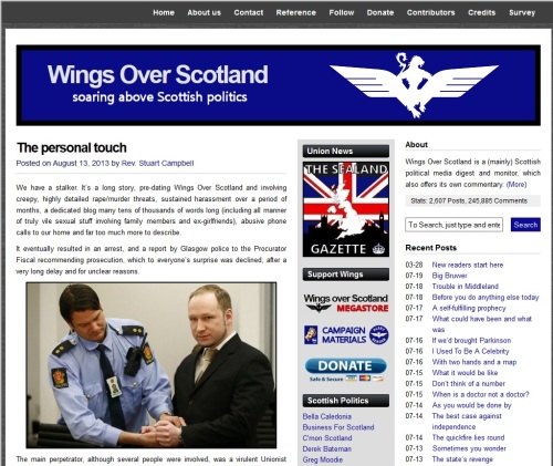The defamatory story is still publicly available to read by anyone on the Wings Over Scotland blog site.